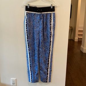 3.1 Phillip Lim floral print silk joggers size 2